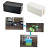 Cabilock Cord Organizer Box Wire Storage for Power Strip Cable Management Plastic Black view 3