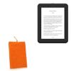 BoxWave Case Compatible with Barnes & Noble Nook GlowLight 4e - Velvet Pouch, Soft Velour Fabric Bag Sleeve with Drawstring - Bold Orange view 1