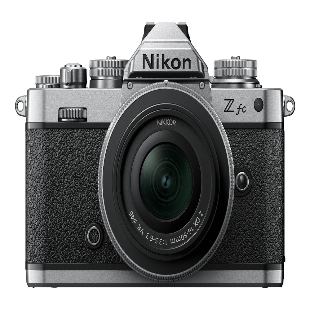 Nikon Z fc DX-Format Mirrorless Camera Body w/NIKKOR Z DX 16-50mm f/3.5-6.3 VR - Black (International Model) (Renewed)