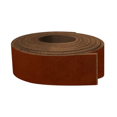 European Leather Works Oil Tanned Waxy Finish Leather 5-6 oz (2-2.4mm) Belts Size: 3.50"x60" (8.9x152 cm) | Medium Brown Color | Natural Grass Fed Full Grain Cowhide Straps, Strips, Knife Sheaths