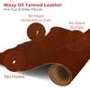 European Leather Works Oil Tanned Waxy Finish Leather 5-6 oz (2-2.4mm) Belts Size: 3.50"x60" (8.9x152 cm) | Medium Brown Color | Natural Grass Fed Full Grain Cowhide Straps, Strips, Knife Sheaths view 4