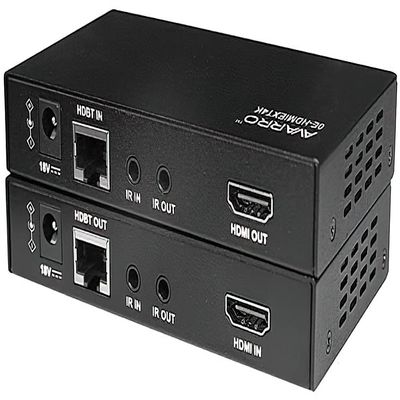 Avarro 0E-HDMIEXT4K HDMI Extender Over Single UTP, HDMI 1.4 with 4k at 60Hz, Built-in ESD and Surge Protection, Compact Design, HDCP 2.2