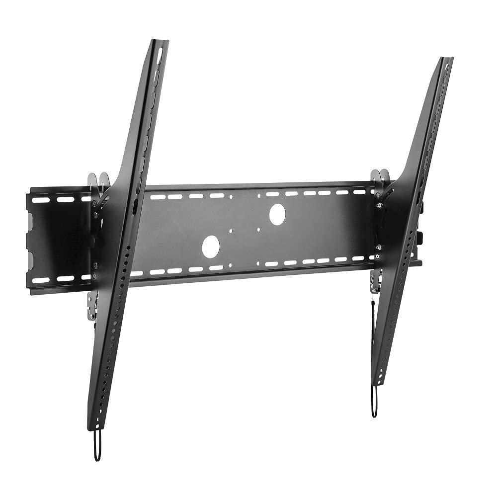 MyCableMart TILT ONLY Wall Mount Bracket 60-100 TVs to 220 lbs, Black