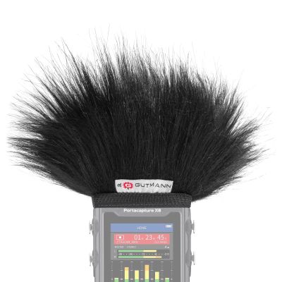 Gutmann Microphone Fur Windscreen Windshield for Tascam Portacapture X6 Premium Edition with inner lining | Made in Germany