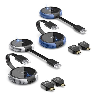 Wireless HDMI Transmitter and Receiver 4K, TIMBOOTECH Casting 5G Stable Signal Video/Audio Wireless HDMI Extender Kit for PC, Laptop, Camera, Blu-ray, Netfix, PS5 to Monitor, Projector, HDTV 165FT/50M