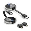 Wireless HDMI Transmitter and Receiver 4K, TIMBOOTECH Casting 5G Stable Signal Video/Audio Wireless HDMI Extender Kit for PC, Laptop, Camera, Blu-ray, Netfix, PS5 to Monitor, Projector, HDTV 165FT/50M view 3