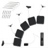 10 Packs Remote Control Anti-Lost Cable Locks, 39-Inch Retractable Security Cable Lock, Self-Adhesive Hardware Cable Lock for Curved Products, Remotes, Speakers, Microphones, Adjustable Length view 1