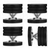 Monosaudio HiFi Speaker Isolation Feet 49x49mm Speaker Spikes Pads Stainless Steel Audio Feet Speaker Subwoofer Absorber Feet Subwoofer Spikes Pads for Speakers,Subwoofers,CD/DVD Players 4 Set(Black) view 1