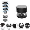 Monosaudio HiFi Speaker Isolation Feet 49x49mm Speaker Spikes Pads Stainless Steel Audio Feet Speaker Subwoofer Absorber Feet Subwoofer Spikes Pads for Speakers,Subwoofers,CD/DVD Players 4 Set(Black) view 3