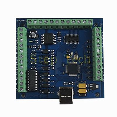 100KHz usb 4 Axis Stepper motor controller card USB CNC motion Controller card breakout board for CNC Engraving 12-24V