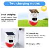 ChunHee Solar Motion Sensor Alarm Outdoor,Adjustable Motion Detector Alarm,129dB Sound Security Siren Light IP67 Waterproof Strobe Light for Home,Farm,Barn,Villa,Yard(4 Pack) view 4
