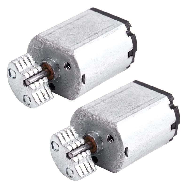 2X DC1.5V 9V 0.08A 3200RPM Output Speed Micro Vibrating Motor, 18X15x12mm Silver| | -