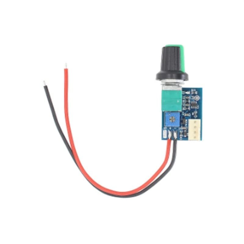 1 PCS PWM Fan Speed Controller DC 12V Adjustable 0%-100% With Knob Switch 4 Wire Fan Speed Governor Noise Reduction