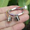 1 Pair Mini 8mm Stepping Stepper Motor 2-phase 4-wire with 9 Teeth 0.2 Modulus Copper Gear for Camera view 2