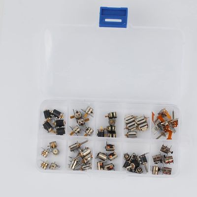 100pcs 4 Wire 2 Phase micro stepper motor Miniature stepper motor Assorted Ten Types 10pcs each with 2pcs box