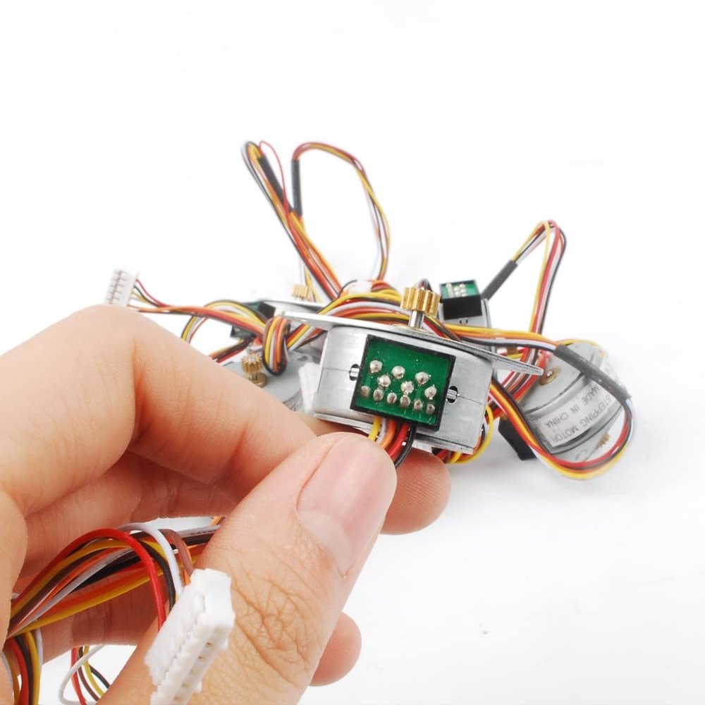 3pcs 2 phase 6 wire Stepper motor Stepper angel 7.5 degree 24V dc 400mA 250g
