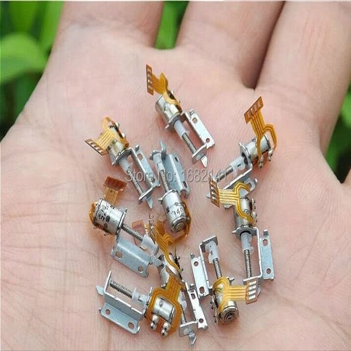 100pcs/lot,5V 2 Phase 4 Line DC Screw Stepper Motor Micro Motor Stepper Motor Drive