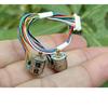 2PCS/Set Micro Mini Stepper Motor 8MM 2 Phase 4 Wire Line Stepping Motor with Small Copper Gear and Connecting Camera Parts| | - view 1