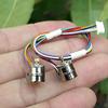 2PCS/Set Micro Mini Stepper Motor 8MM 2 Phase 4 Wire Line Stepping Motor with Small Copper Gear and Connecting Camera Parts| | - view 2