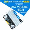 10A Dual Channel DC Motor Drive Module Forward And Reverse PWM Speed Regulation Dimming 3-18V Low Voltage High Current view 3