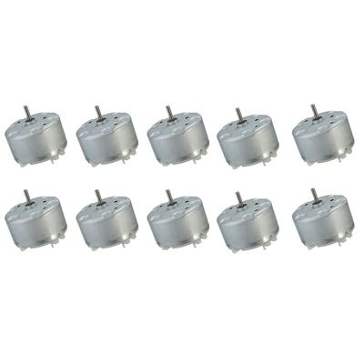 10X 3V-12V Mini DVD VCD Electric Motor 3V-2700RPM 6V-4000RPM RF-500TB-12560