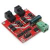 1 Pc Red 7A 160W Motor Drive Module 12V 24V Dual Channel DC Motor Driver Module view 1