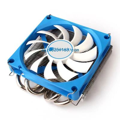 12V HP400S Ultra-Thin 4 Heat Pipe Desktop Computer Cpu Radiator Down Blowing - (Voltage: 12V)