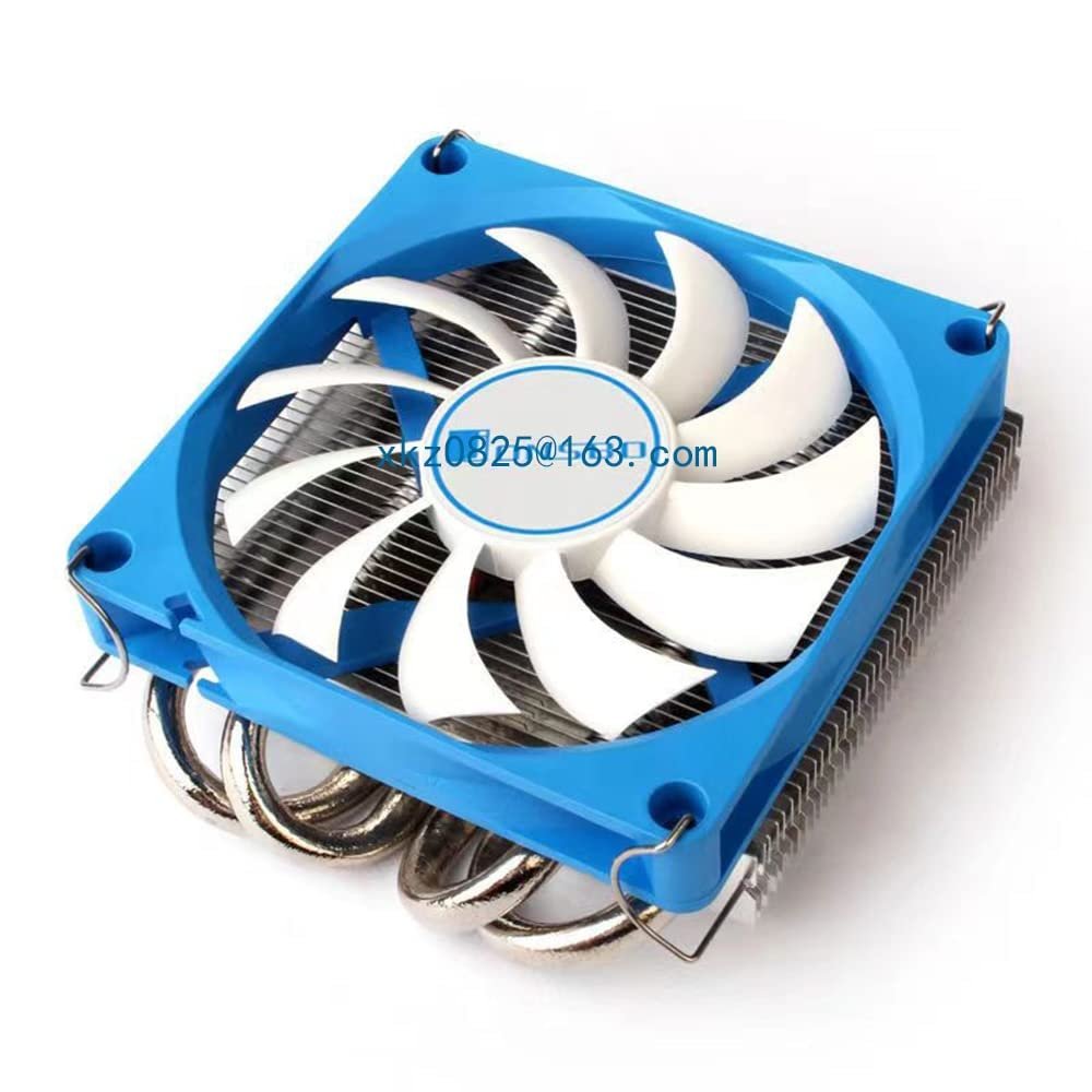 12V HP400S Ultra-Thin 4 Heat Pipe Desktop Computer Cpu Radiator Down Blowing - (Voltage: 12V)
