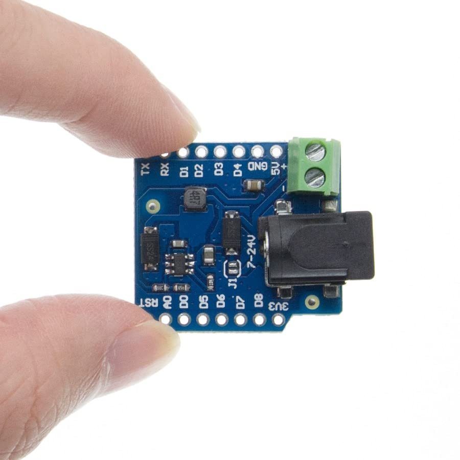10PCS DC Power Shield V1.1.0 for wemos D1 mini development board DC power supply screen module