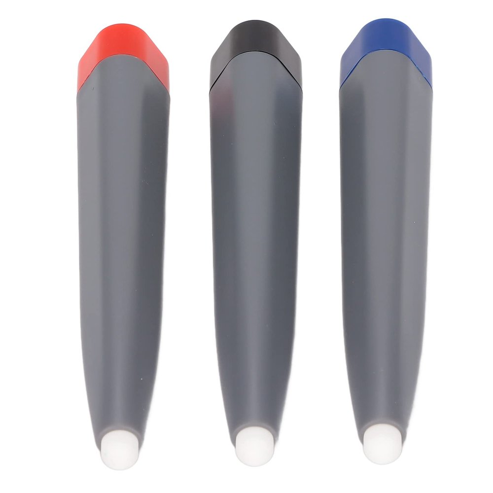Plplaaoo 3PCS Interactive Whiteboard Pen Set Infrared Stylus Pen for Optical Touch Screen & Multimedia Smartboard, Touch Screen Pen for Multimedia Interactive Whiteboard with Pressure Sensitivity