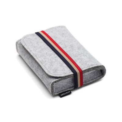 17 * 12cm Portable Storage Bag for Earphone Charger USB Hard Drive Case Protector Coin Bank Card Data Cable Felt Storage Pouch (Color : 04)