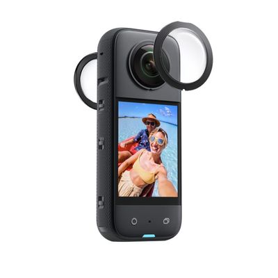 Adhesive Lens Protector Cover Panoramic Lens Cap for Insta360 ONE X3 Panoramic Protector Protective Lens Cover Action Camera Accessories