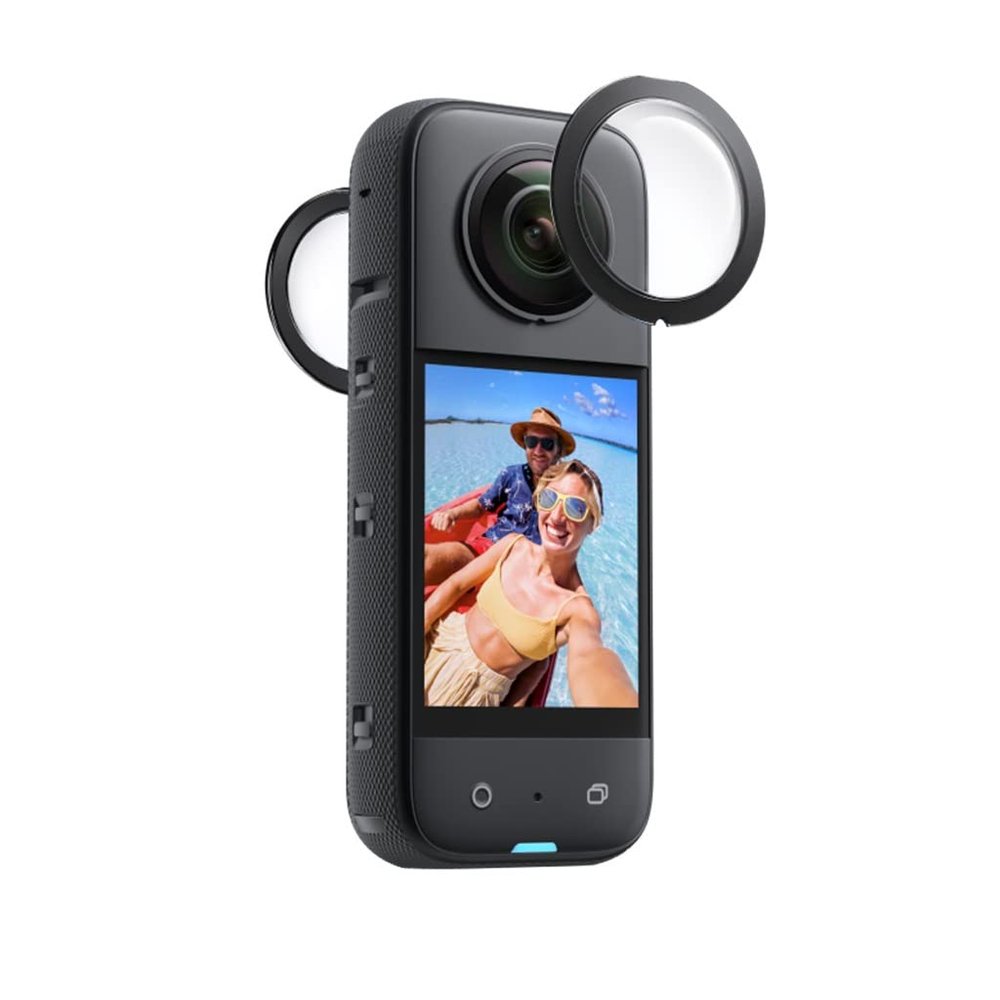 Adhesive Lens Protector Cover Panoramic Lens Cap for Insta360 ONE X3 Panoramic Protector Protective Lens Cover Action Camera Accessories