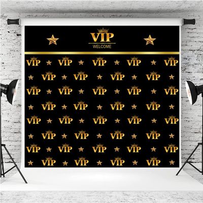 10x10ft VIP Red Carpet Event Backdrop VIP Photography Background for Interior Decoration Wallpaper Cine Film Show Booth Celebrity Activity Premiere Award Movie Ceremony Photo Studio Props