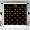 10x10ft VIP Red Carpet Event Backdrop VIP Photography Background for Interior Decoration Wallpaper Cine Film Show Booth Celebrity Activity Premiere Award Movie Ceremony Photo Studio Props view 1