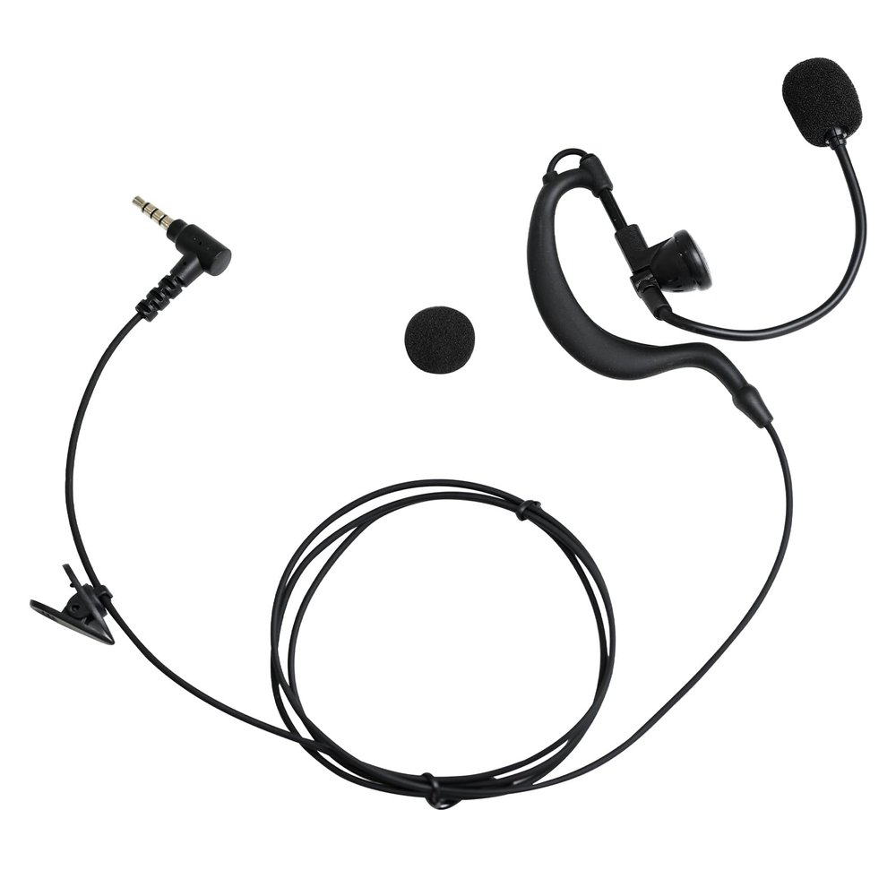 Pdflie Soccer Referee Communication Headset, Replacement for Ejeas V6 V4 Headphone, FBIM Earpiece with Mic, 3.5 mm Wired Football Coach Earphone