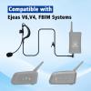 Pdflie Soccer Referee Communication Headset, Replacement for Ejeas V6 V4 Headphone, FBIM Earpiece with Mic, 3.5 mm Wired Football Coach Earphone view 2