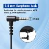 Pdflie Soccer Referee Communication Headset, Replacement for Ejeas V6 V4 Headphone, FBIM Earpiece with Mic, 3.5 mm Wired Football Coach Earphone view 3