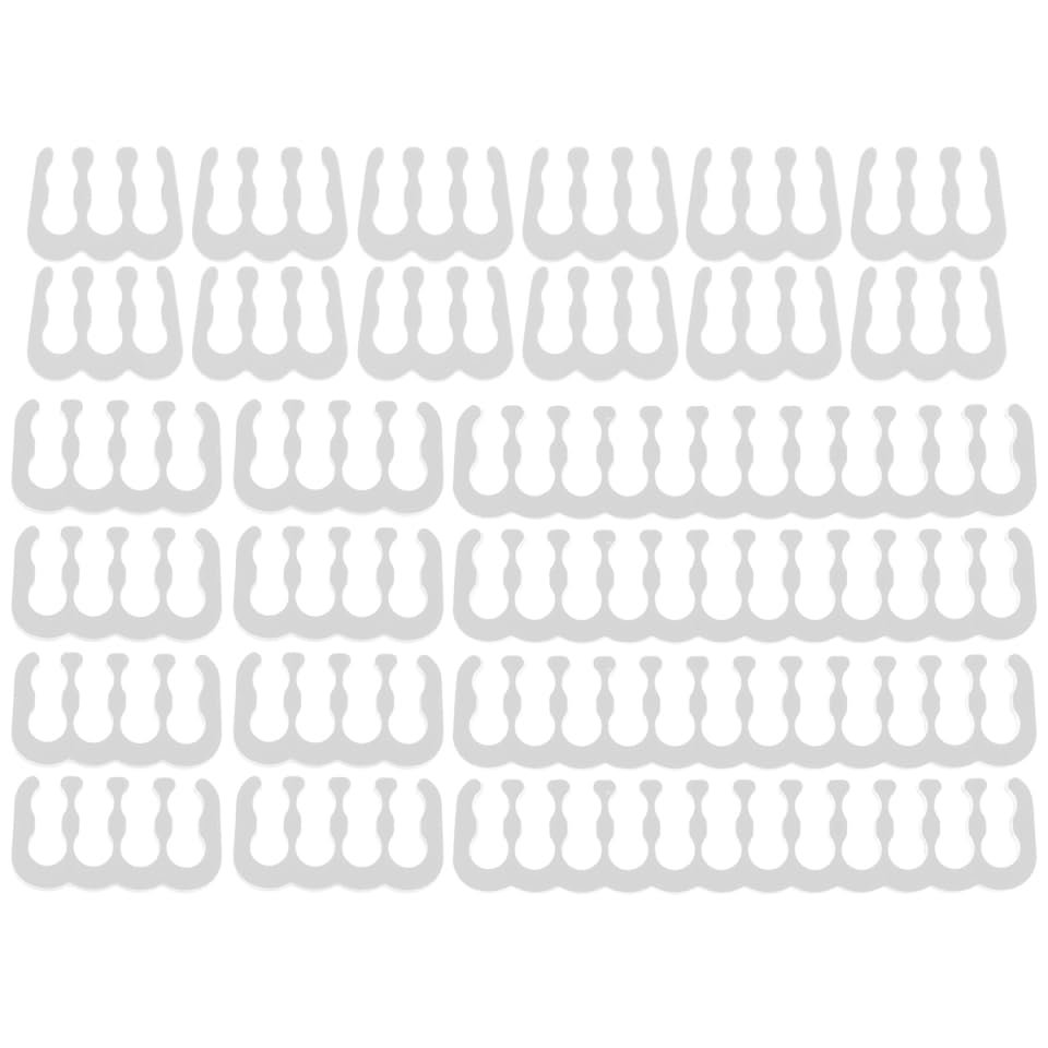 Hemobllo 24pcs Cable Manager Comb Clips for Computer Power Supply Neat Wire Organization for Cables Compatible Od Plated Wires