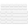 Hemobllo 24pcs Cable Manager Comb Clips for Computer Power Supply Neat Wire Organization for Cables Compatible Od Plated Wires view 1