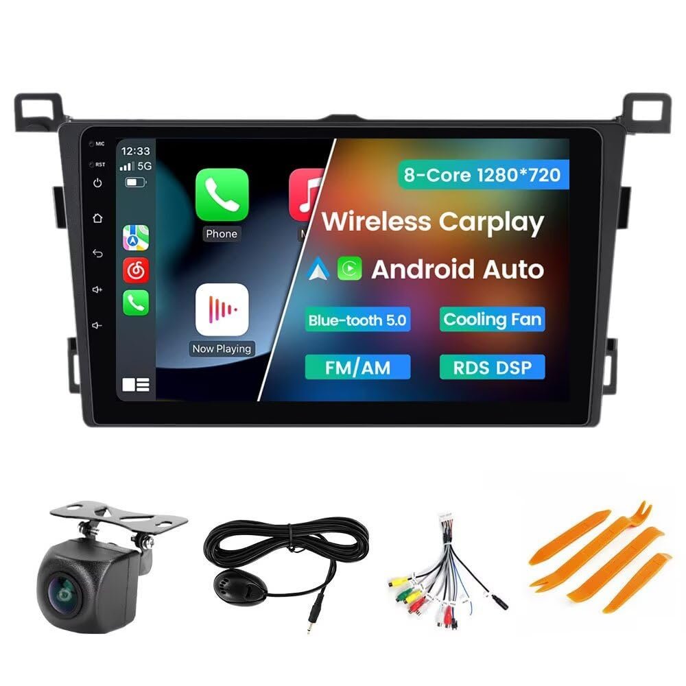 Car Stereo Radio for Toyota RAV4 2013-2018 Touch Screen Head Unit DSP