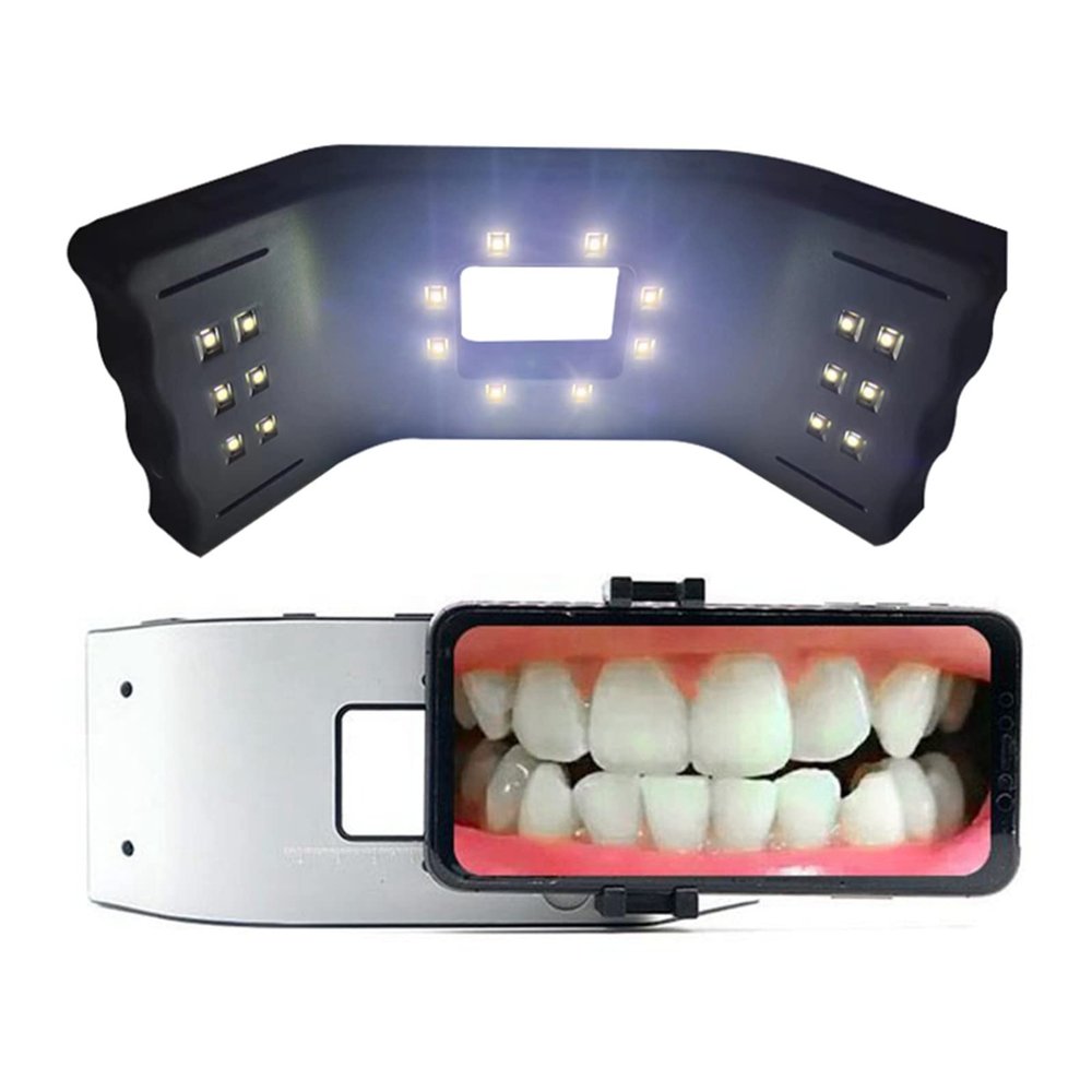 Dental Photography Filling Light with 20 LED Lights Dentistry Photo Video Lighting Tool for Treatment Lamp