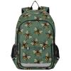 ALAZA Cute Bee Backpack Bookbag Laptop Notebook Bag Casual Travel Trip Daypack for Women Men Fits 15.6 Laptop view 1