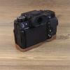 CLKSUMFE This fuji XH2S/X-H2S/XH2 leather bottom case is made from PU leather,feels soft and comfortable. Internal soft layer protects camera from scratches and bumps view 4