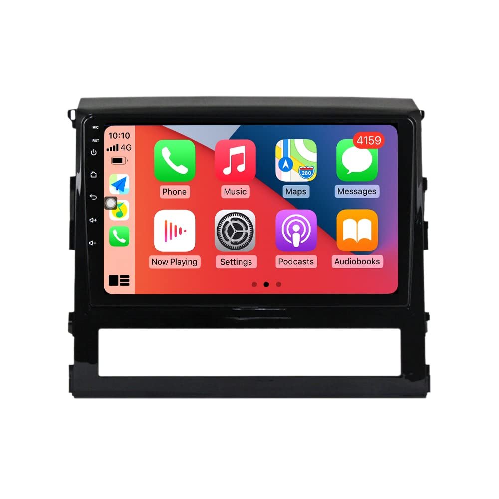 1280x720 9" IPS Touch Screen Android Car Stereo for Toyota Land Cruiser 200 2015 2016 2017 2018 Car Radio Built-in Car-Play Android Auto GPS Navigation Dash Kit