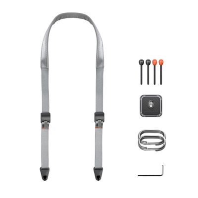 PGYTECH Camera Shoulder Strap with Quick Release Plate Wide Camera Neck Straps Long for Photographers Adjustable for DSLR SLR(Rock Grey)