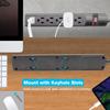 STEREN 6-Outlet Power Strip with 3ft Cord, Right Angle, 90 Degree, Black view 4