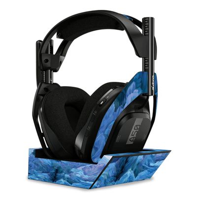 MightySkins Skin Compatible with Astro A50 Wireless Headphones + Base Station (Gen 4) - Typhoon | Protective, Durable, and Unique Vinyl Decal wrap Cover | Easy to Apply | Made in The USA