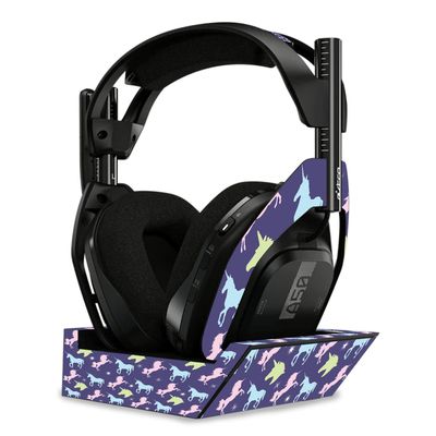 MightySkins Skin Compatible with Astro A50 Wireless Headphones + Base Station (Gen 4) - Unicorn Dream | Protective, Durable, and Unique Vinyl Decal wrap Cover | Easy to Apply | Made in The USA
