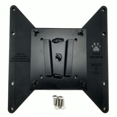 PAW International 200x200mm and200x100mm VESA Polymer Adapter Plate w/PAW Steel TV Bracket | Only use with Steel Wall Mount (not Polymer Wall Mounts) | Includes M6 Screws